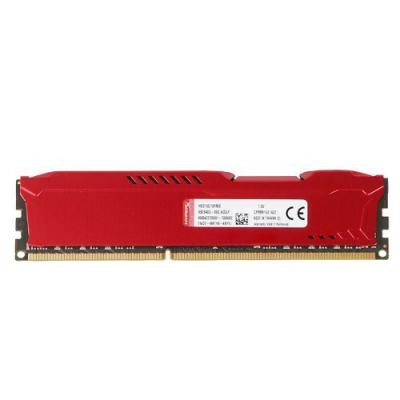 Модуль пам'яті для комп'ютера DDR3 4Gb 1600 MHz HyperX Fury Red Kingston Fury (ex.HyperX) (HX316C10FR/4)