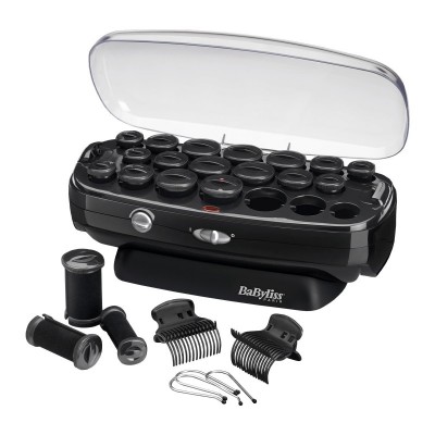 Термо бігуді Babyliss, 50Вт, 90-140 °C, кейс, кераміка, чорний