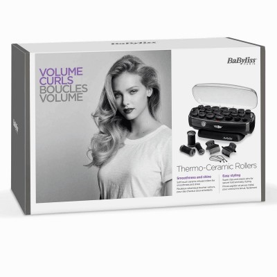 Термо бігуді Babyliss, 50Вт, 90-140 °C, кейс, кераміка, чорний