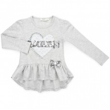 Кофта Breeze з серцем (11000-104G-gray) Кофта Breeze з серцем (11000-104G-gray)