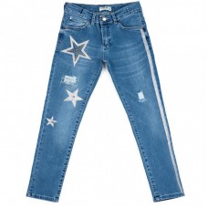 Штани дитячі Breeze з лампасами (20159-152G-blue) Штани дитячі Breeze з лампасами (20159-152G-blue)