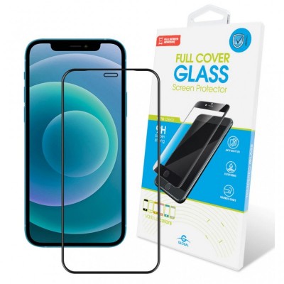 Скло захисне GLOBAL Full Glue Apple Iphone 12 (black) (1283126506369)