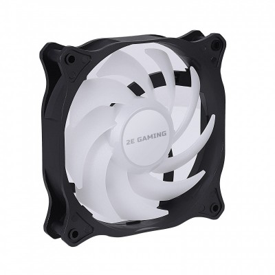 Корпусний вентилятор 2E GAMING F120-ARGB, 120мм, 1200rpm, 3pin, 3pin +5VARGB, 24dBa, чорний