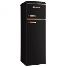 Холодильник Snaige з верхн. мороз., 172.5x63х56, холод.відд.-201л, мороз.відд.-57л, 2дв., A++, ST, retro, чорний-мідь Холодильник Snaige з верхн. мороз., 172.5x63х56, холод.відд.-201л, мороз.відд.-57л, 2дв., A++, ST, retro, чорний-мідь