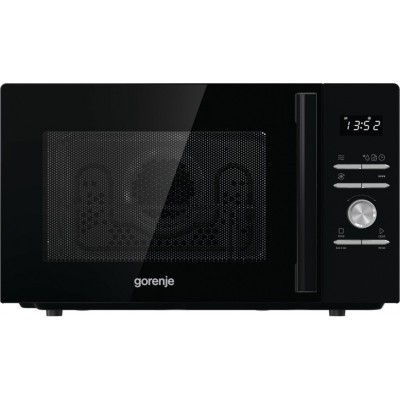 Мікрохвильова піч Gorenje, 28л, електр. керув., 900Вт, гриль, дисплей, конвекція, чорний