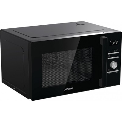 Мікрохвильова піч Gorenje, 28л, електр. керув., 900Вт, гриль, дисплей, конвекція, чорний