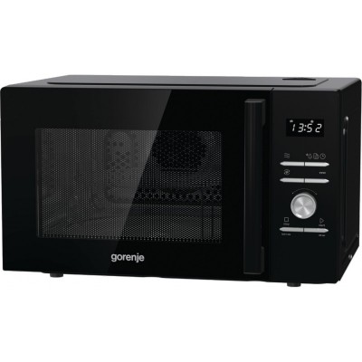 Мікрохвильова піч Gorenje, 28л, електр. керув., 900Вт, гриль, дисплей, конвекція, чорний