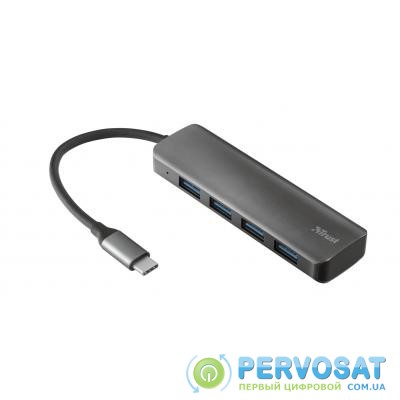 Концентратор Trust Halyx USB 3.2 Gen1 USB-C 4-PORT USB3.2 (23328)
