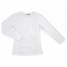 Кофта Matilda з мереживом (10498-128G-white) Кофта Matilda з мереживом (10498-128G-white)