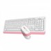 Комплект A4tech F1010 Pink