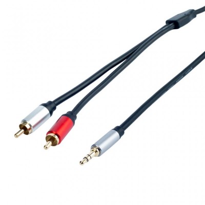 Кабель мультимедийный Jack 3.5mm M to 2xRCA 10.0m ProfCable (ProfCable1-1000)