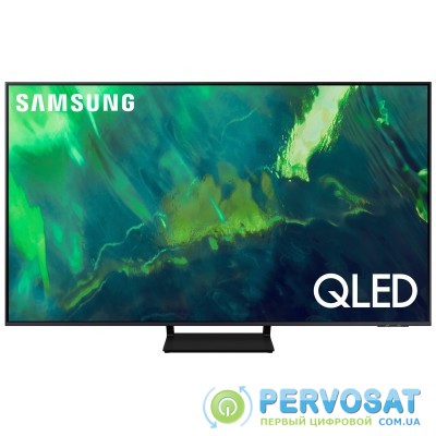 Телевiзор 75&quot; QLED 4K Samsung QE75Q70AAUXUA Smart, Tizen, Black