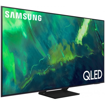 Телевiзор 75&quot; QLED 4K Samsung QE75Q70AAUXUA Smart, Tizen, Black