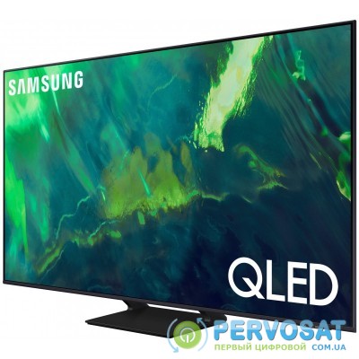 Телевiзор 75&quot; QLED 4K Samsung QE75Q70AAUXUA Smart, Tizen, Black