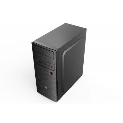 Корпус 2E ALFA (E1802) MidT, 2xUSB3.0,2xUSB3.0, сталь з перфорацією (бічна панель), без БЖ, чорний