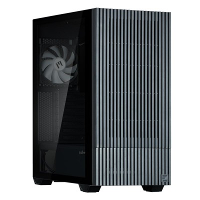 Корпус Zalman Z10 DS, без БЖ, 2xUSB3.0, 1хUSB Type-C, 2х120мм, 1x120мм ARGB, TG Side Panel, ATX, Monitor, чорний