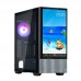 Корпус Zalman Z10 DS, без БЖ, 2xUSB3.0, 1хUSB Type-C, 2х120мм, 1x120мм ARGB, TG Side Panel, ATX, Monitor, чорний
