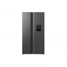 Холодильник TCL SBS, 177х92х74см, холод.відд.-396л, мороз.відд.-192л, 2дв., A++, NF, інв., диспл зовн., зона св-ті, диспенсер, нерж