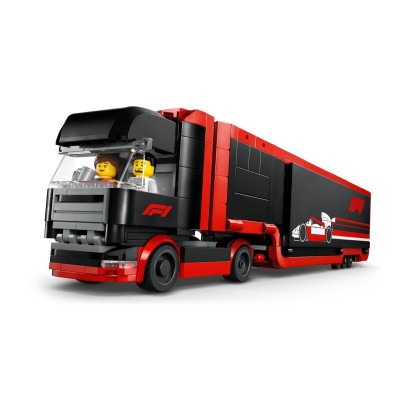 Конструктор LEGO City Вантажівка F1 з автомобілями RB20 та AMR24