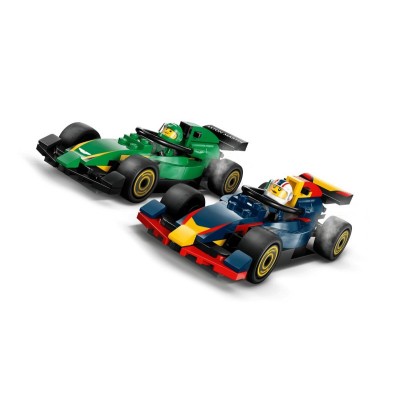 Конструктор LEGO City Вантажівка F1 з автомобілями RB20 та AMR24