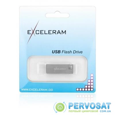 USB флеш накопитель eXceleram 16GB U1 Series Silver USB 3.1 Gen 1 (EXP2U3U1S16)