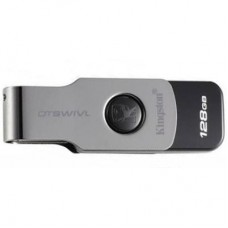 USB флеш накопичувач Kingston 128GB DT SWIVL Metal USB 3.0 (DTSWIVL/128GB)