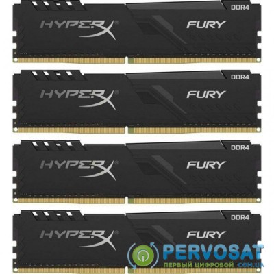 Модуль памяти для компьютера DDR4 128GB (4x32GB) 3200 MHz HyperX Fury Black HyperX (HX432C16FB3K4/128)