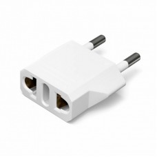 Перехідник PowerPlant 220В EU/US белый (DV00DV0023) Перехідник PowerPlant 220В EU/US белый (DV00DV0023)