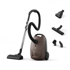Пилосос Electrolux мішковий, 650Вт, 3л, HEPA11, s-bag, 4 насадки, коричневий Пилосос Electrolux мішковий, 650Вт, 3л, HEPA11, s-bag, 4 насадки, коричневий