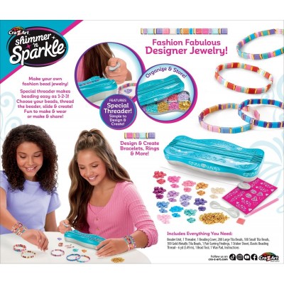 Набір для виготовлення браслетів Cra-Z-Art Dots & Dashes Tila Bead Bracelet Studio з намистинами