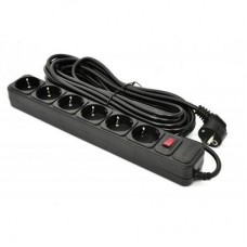 Мережевий фільтр живлення PATRON 10 m3*1mm2 (SP-10610) 6 розеток BLACK (EXT-PN-SP-10610) Мережевий фільтр живлення PATRON 10 m3*1mm2 (SP-10610) 6 розеток BLACK (EXT-PN-SP-10610)