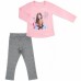 Набор детской одежды Breeze "CUTE LITTLE GIRL" (13881-128G-pink)