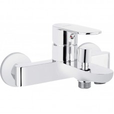 Змішувач для ванни Deante Alpinia, довж. виливу - 137мм, неповоротний, 1важіль, хром Змішувач для ванни Deante Alpinia, довж. виливу - 137мм, неповоротний, 1важіль, хром