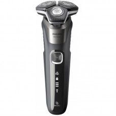 Бритва електр. Philips роторна Series 5000, 9Вт, бритв.головок-3, Li-Ion, сух.+волог., тример, чохол, сірий Бритва електр. Philips роторна Series 5000, 9Вт, бритв.головок-3, Li-Ion, сух.+волог., тример, чохол, сірий