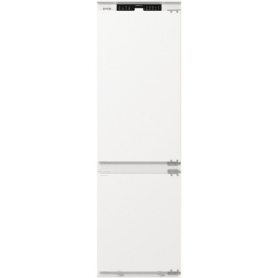 Холодильник Gorenje вбудований з нижн. мороз., 177x69x55см, 2 двері,252(76)л, А+, NF+, Зона св-ті, Диспл, Wi-Fi, Біли
