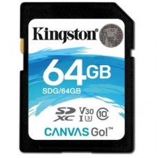 Карта пам'яті Kingston 64GB SDXC class 10 UHS-I U3 Canvas Go (SDG/64GB) Карта пам'яті Kingston 64GB SDXC class 10 UHS-I U3 Canvas Go (SDG/64GB)