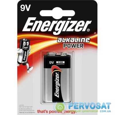 Батарейка Energizer Крона 9V Alkaline Power 6LR61 * 1 (E300127702)