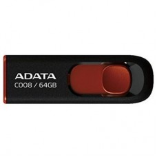 USB флеш накопичувач ADATA 64GB C008 Black+Red USB 2.0 (AC008-64G-RKD) USB флеш накопичувач ADATA 64GB C008 Black+Red USB 2.0 (AC008-64G-RKD)