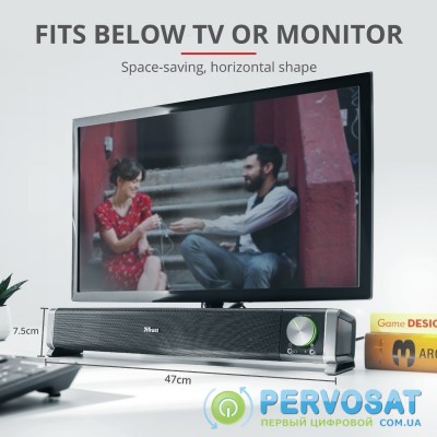 Trust Asto for PC &amp; TV BLACK