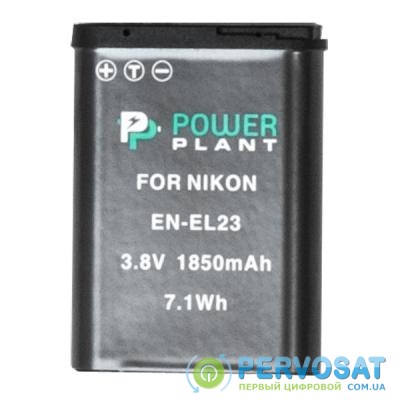 Аккумулятор к фото/видео PowerPlant Nikon EN-EL23 (DV00DV1396)