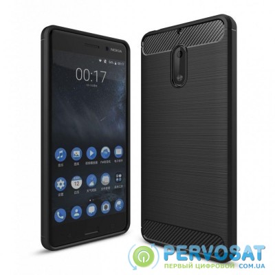 Чехол для моб. телефона для Nokia 3 Carbon Fiber (Black) Laudtec (LT-N3B)