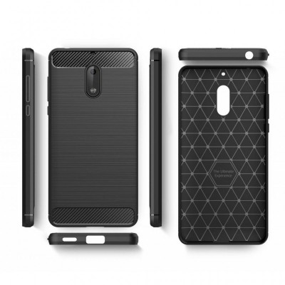 Чохол до моб. телефона для Nokia 3 Carbon Fiber (Black) Laudtec (LT-N3B)