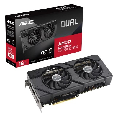 Відеокарта ASUS Radeon RX 7900 GRE 16GB GDDR6 DUAL OC DUAL-RX7900GRE-O16G