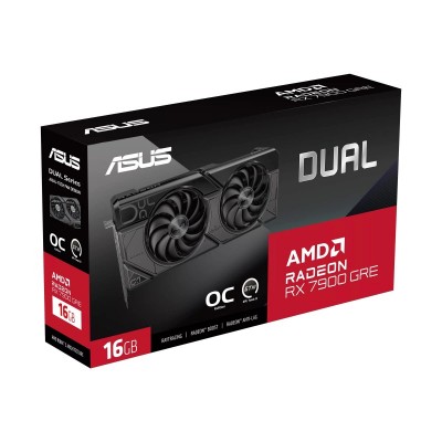 Відеокарта ASUS Radeon RX 7900 GRE 16GB GDDR6 DUAL OC DUAL-RX7900GRE-O16G