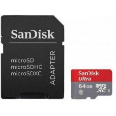 Карта пам'яті SANDISK 64GB microSDXC class 10 UHS-I A1 Ultra Android (SDSQUAR-064G-GN6IA)