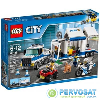 Конструктор LEGO City Мобильный командный центр 374 детали (60139)
