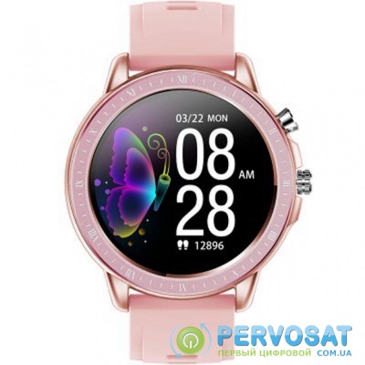 Смарт-часы Gelius Pro GP-SW005 (NEW GENERATION) (IP67) Pink/Gold (ProGP-SW005(NEWGENERATION)Pink/Gold)