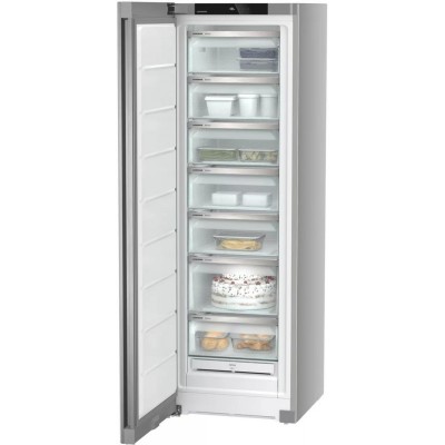 Морозильна камера Liebherr, 185.5x59.7х67.5, 271л, 1дв., D, NF, диспл внутр., сірий