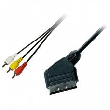 Кабель мультимедійний 3xRCA M - SCART M 1.5m Piko (1283126473975)