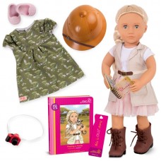 Лялька Our Generation Deluxe Найя любителька сафарі з книгою 46 см BD31164ATZ Лялька Our Generation Deluxe Найя любителька сафарі з книгою 46 см BD31164ATZ